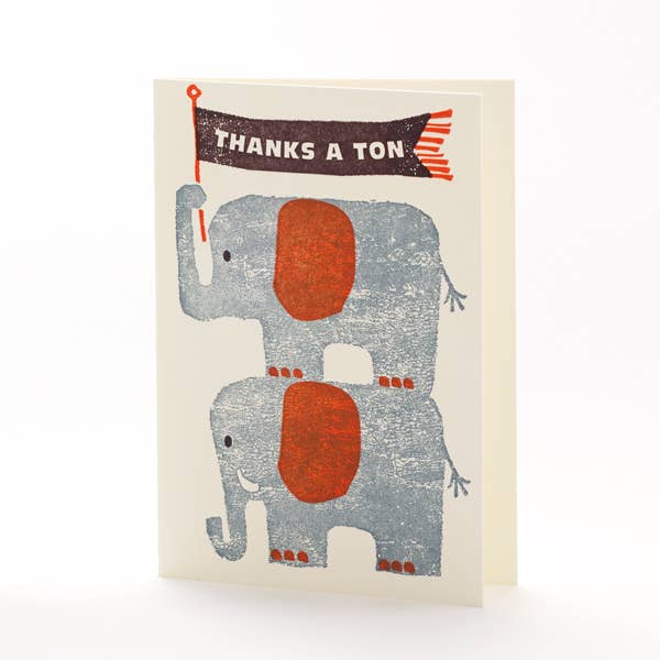 Elephants Thank You Card - DIGS