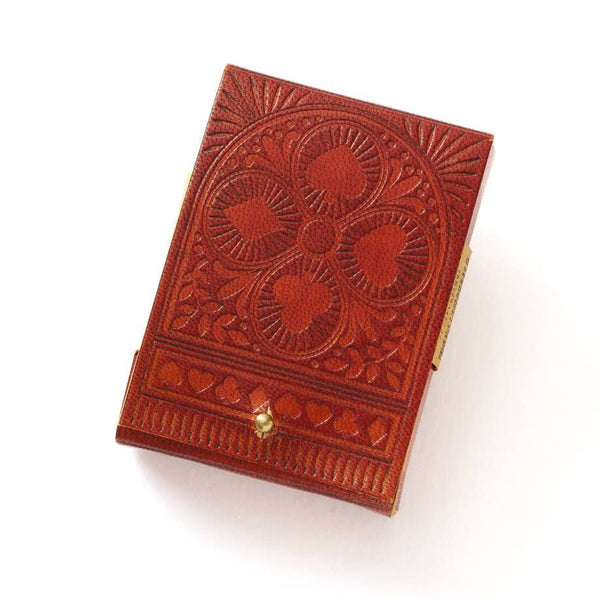 Embossed Leather Playing Cards Set - DIGS
