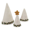 Embroidered 3pc Christmas Tree White - DIGS