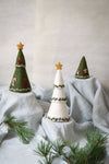 Embroidered 3pc Christmas Tree White - DIGS