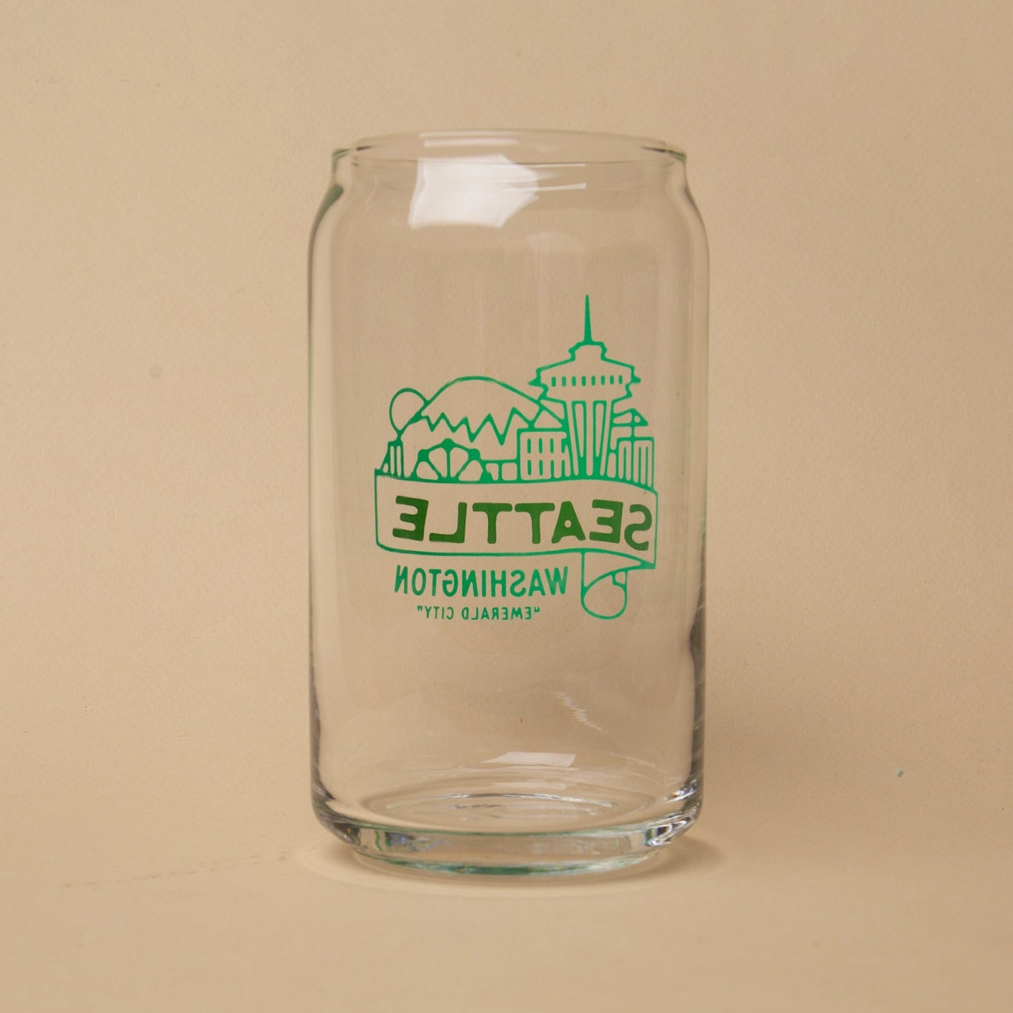 Emerald City Skyline Beer Can Glass - DIGS