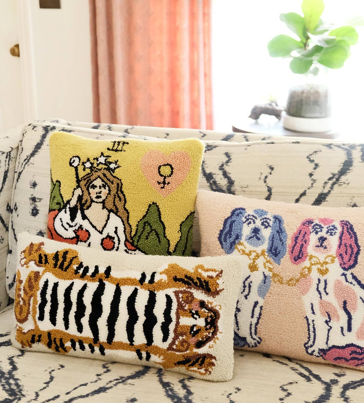 Empress Tarot Card Throw Pillow - DIGS