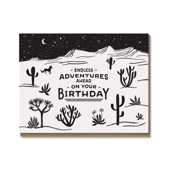 Endless Adventures Birthday Card - DIGS