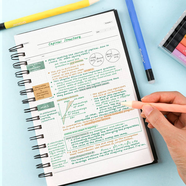 Erasable Gel Pens: Rustic Reverie - Set of 9 - DIGS