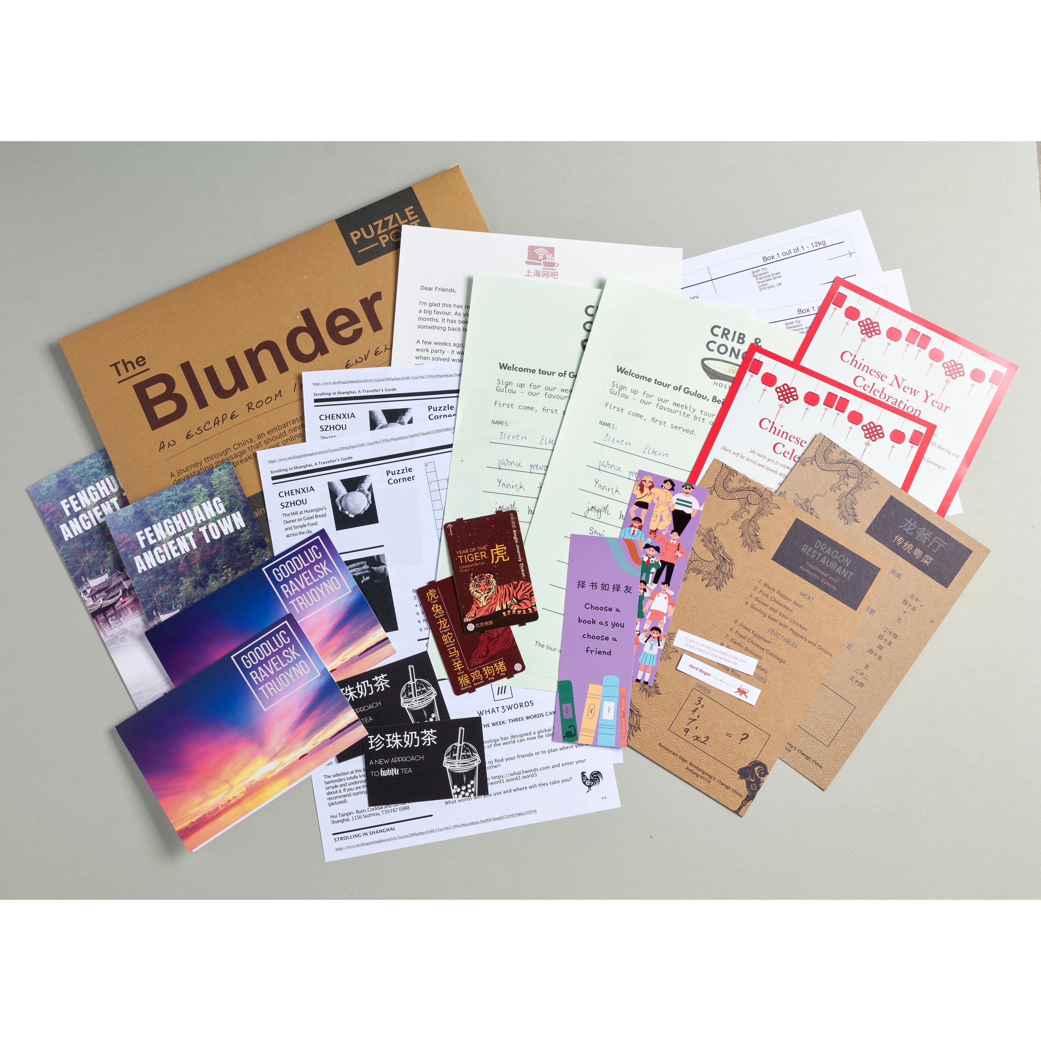 Escape Room in An Envelope: The Blunder - DIGS