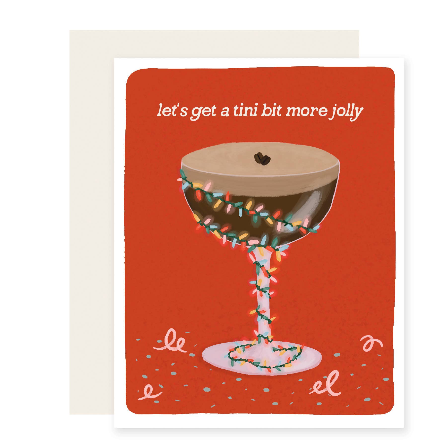 Espresso Tini More Jolly Holiday Card - DIGS