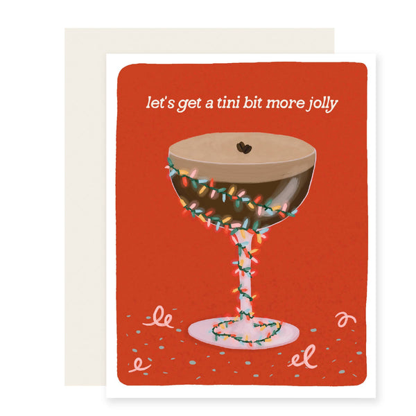 Espresso Tini More Jolly Holiday Card - DIGS