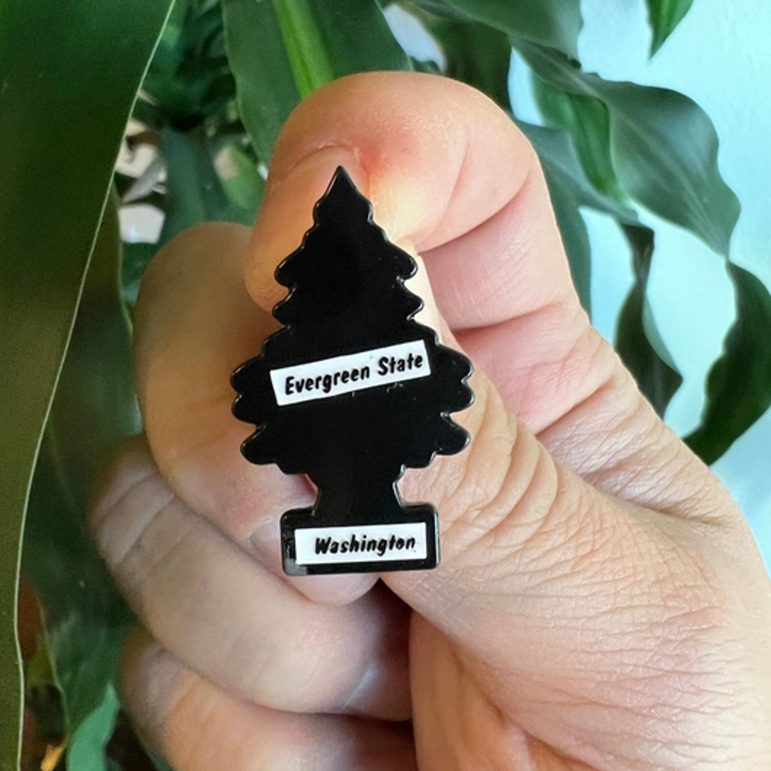 Evergreen Tree Pin - Black - DIGS