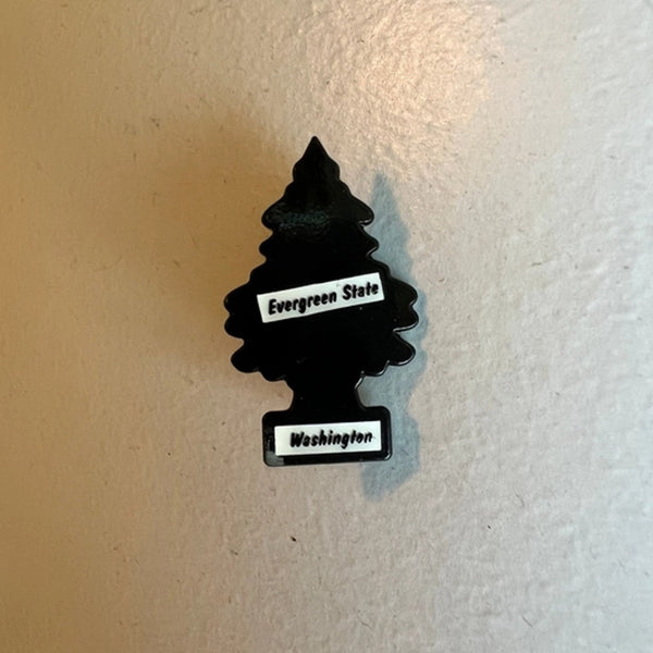 Evergreen Tree Pin - Black - DIGS