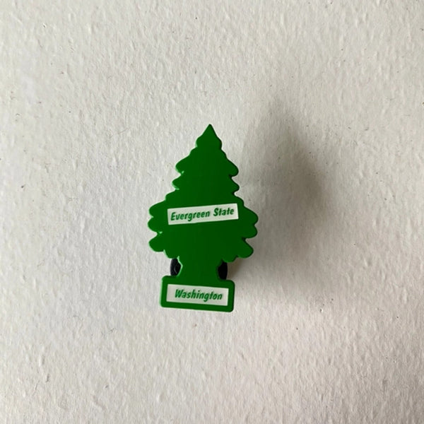 Evergreen Tree Pin - Green - DIGS