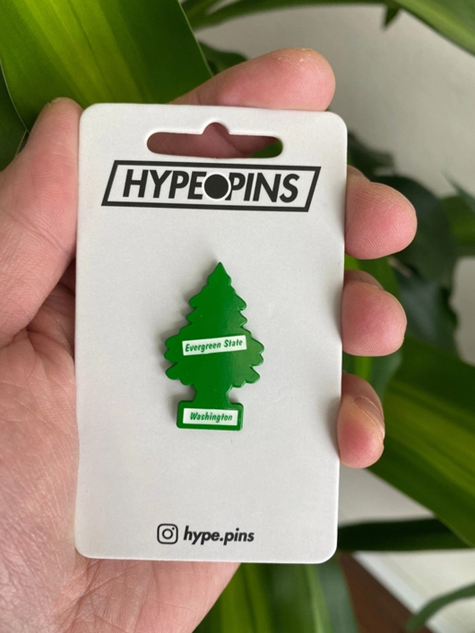 Evergreen Tree Pin - Green - DIGS