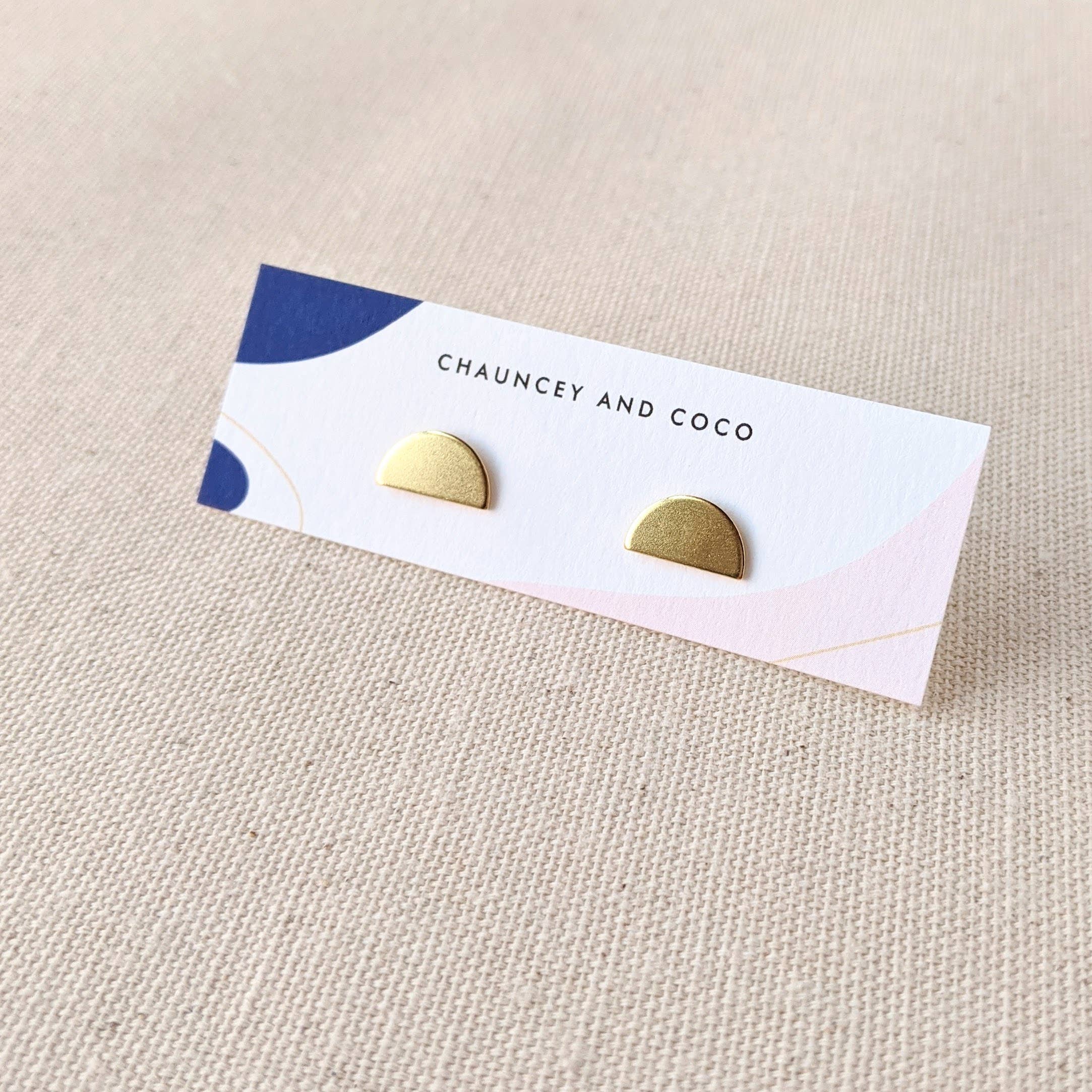 Everyday Semicircle Studs - DIGS