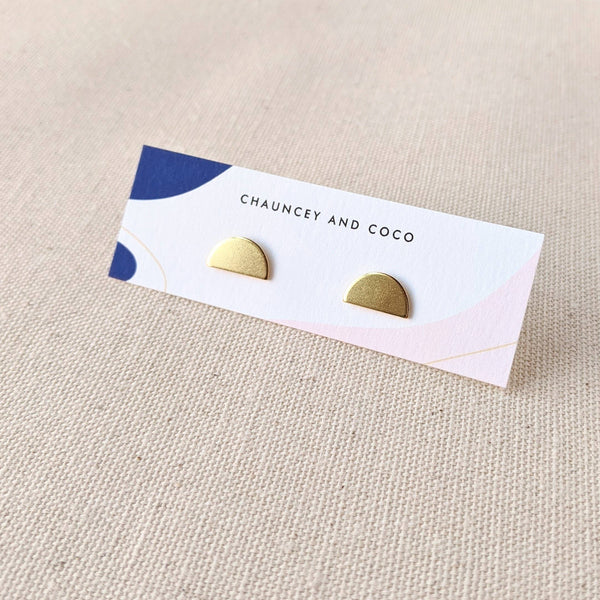 Everyday Semicircle Studs - DIGS