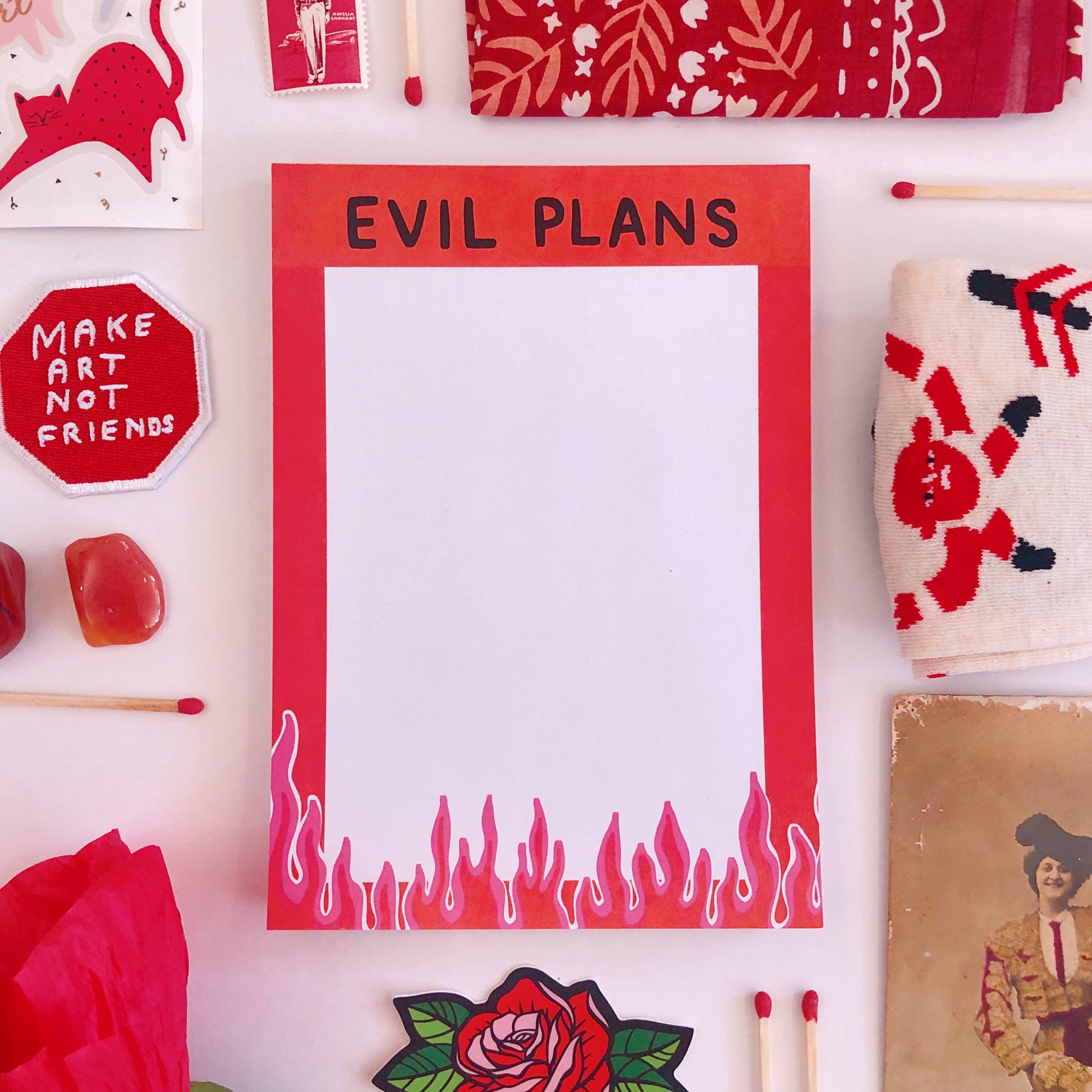 Evil Plans Notepad - DIGS