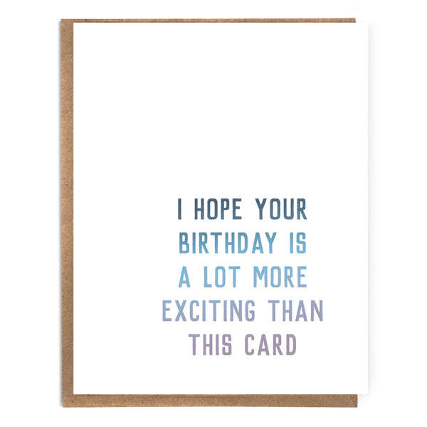 Exciting Birthday Card - DIGS