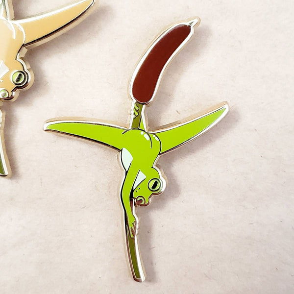 Exotic Pond Frog Enamel Pin - DIGS