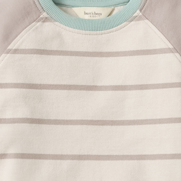Basic Stripe Sweatshirt & Pants Set