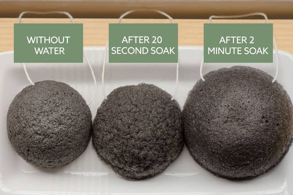 Charcoal Konjac Facial Sponge