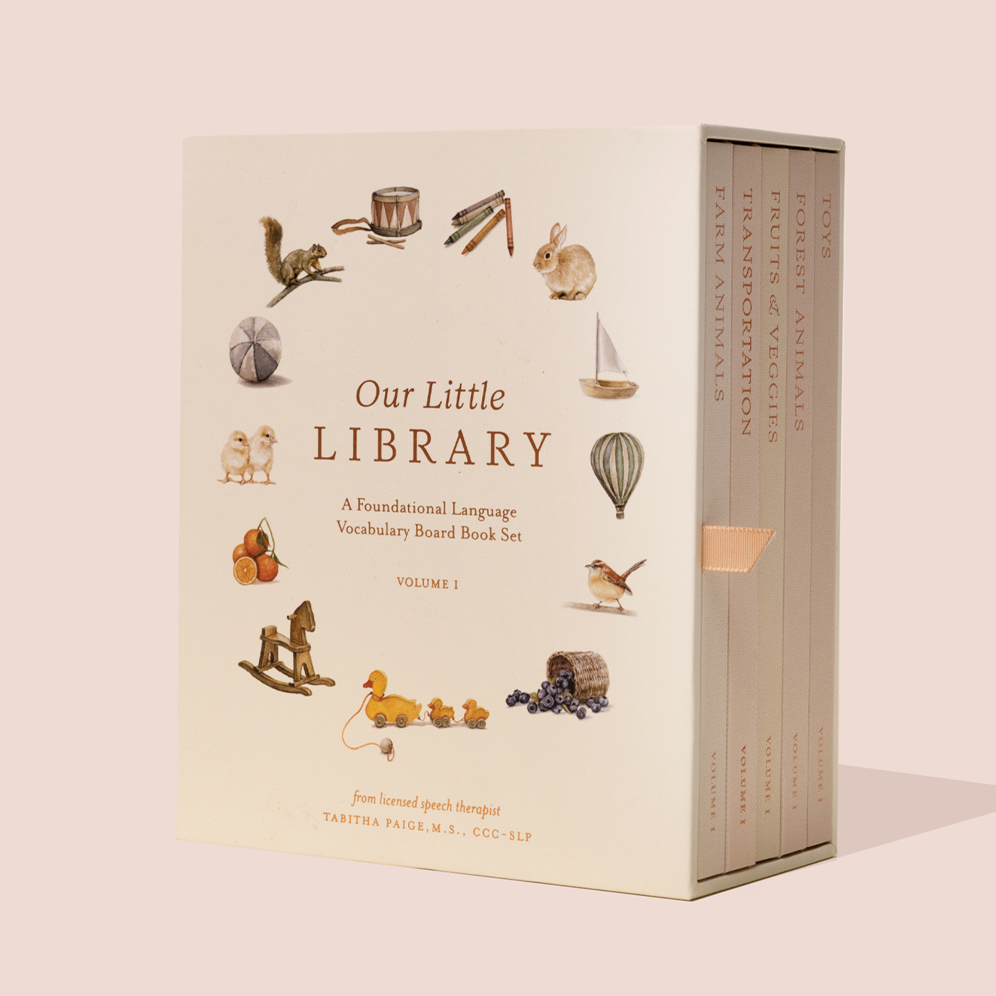 Our Little Library: A Foundational Language Vocabulary Board Book Set