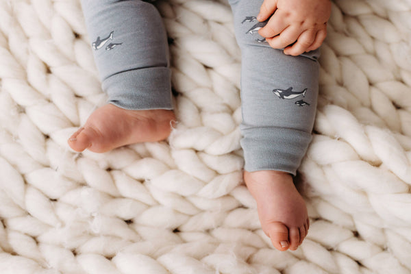 City Mouse Studio Orca Baby Pants - DIGS