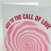 Hypnotic Call of Love Card