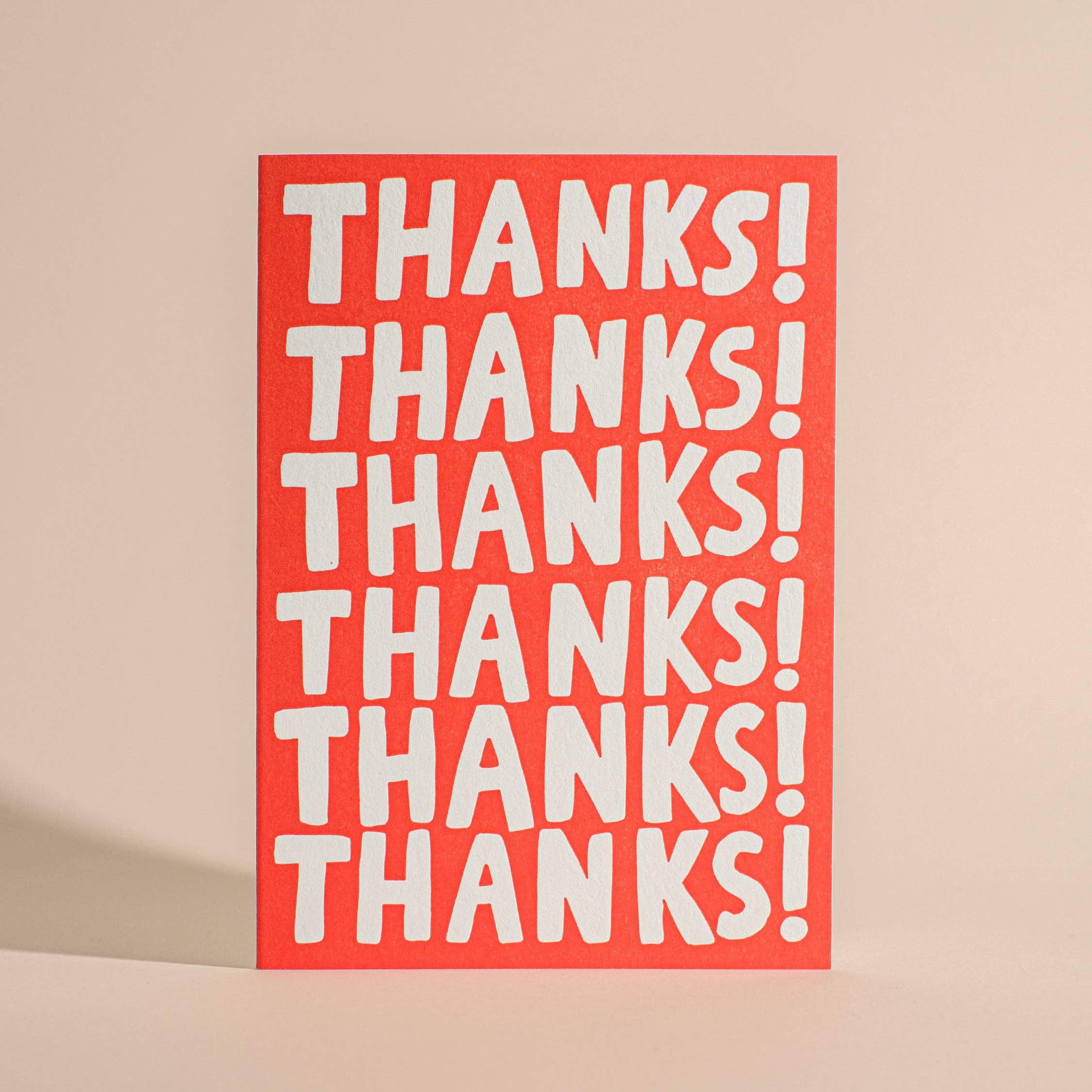 Thanks! Thanks! Thanks! Card