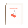 Cherries Anniversary Card