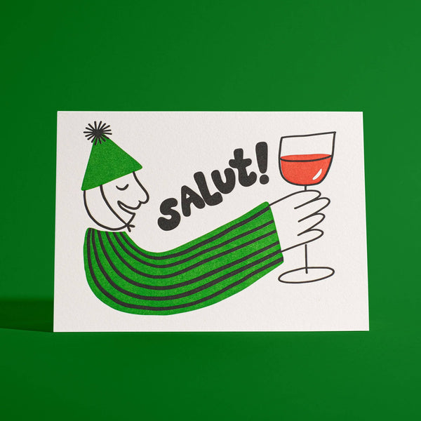 Salut Greeting Card