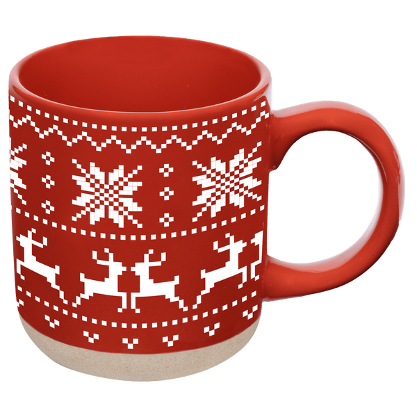 Fair Isle Sweater Stoneware Coffee Mug - DIGS