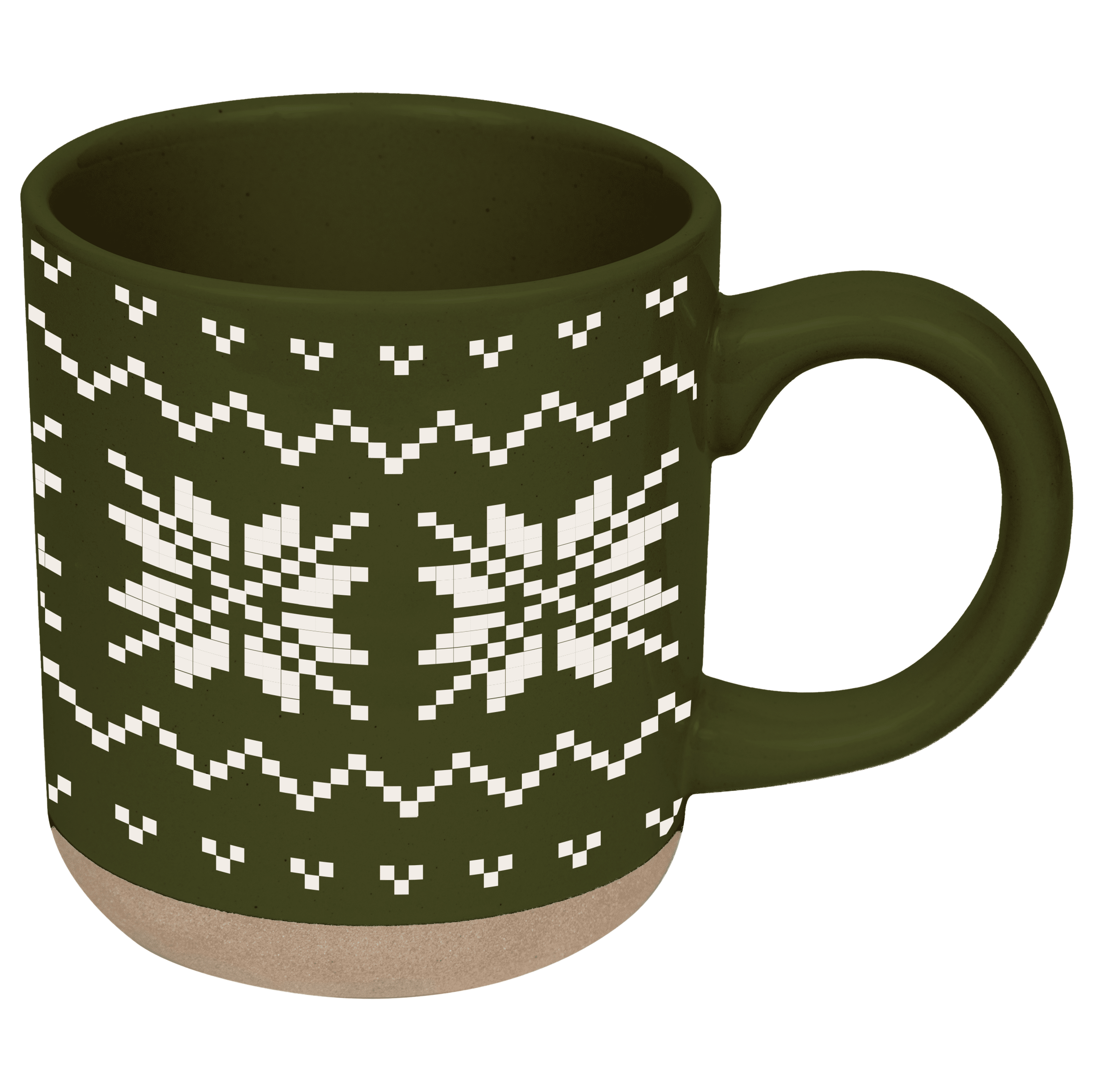 Fair Isle Sweater Stoneware Coffee Mug - DIGS
