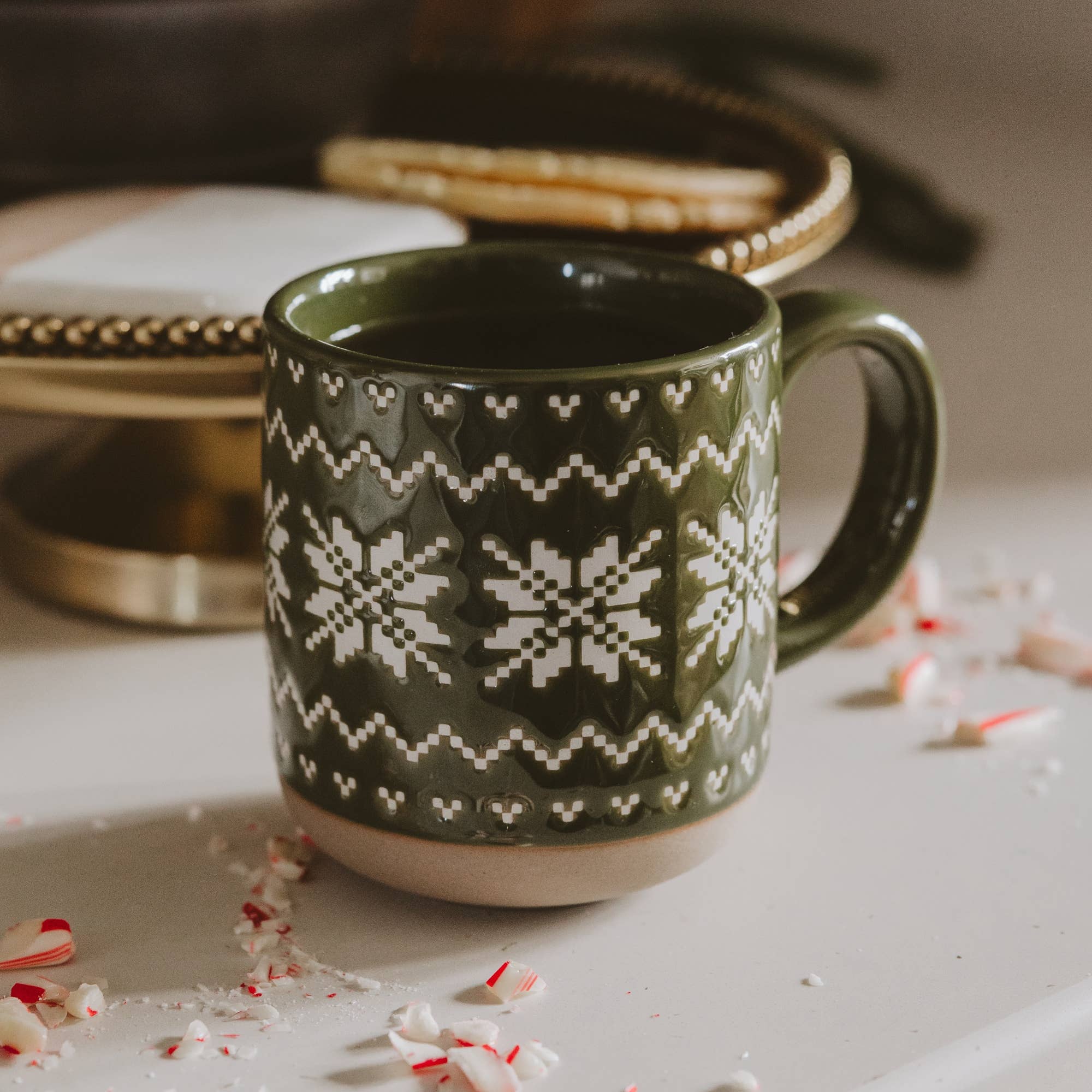Fair Isle Sweater Stoneware Coffee Mug - DIGS