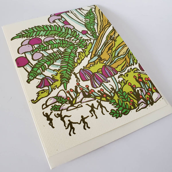 Fairy Mushroom Celebration Card - DIGS