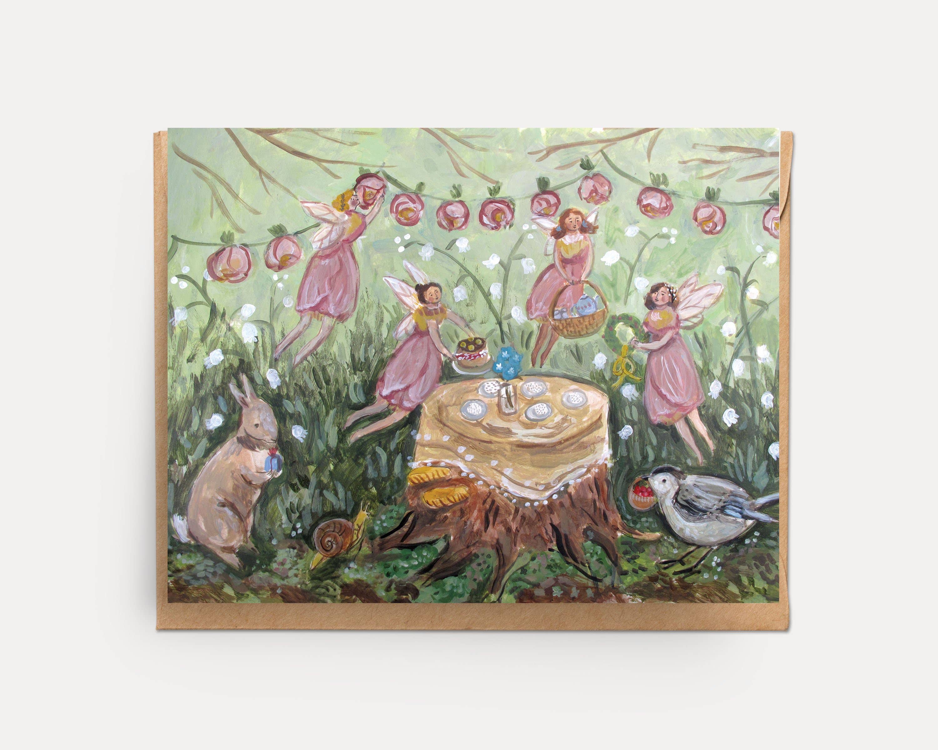 Fairy Tea Birthday Card - DIGS