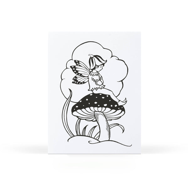 Fairy & Toadstool Card - DIGS