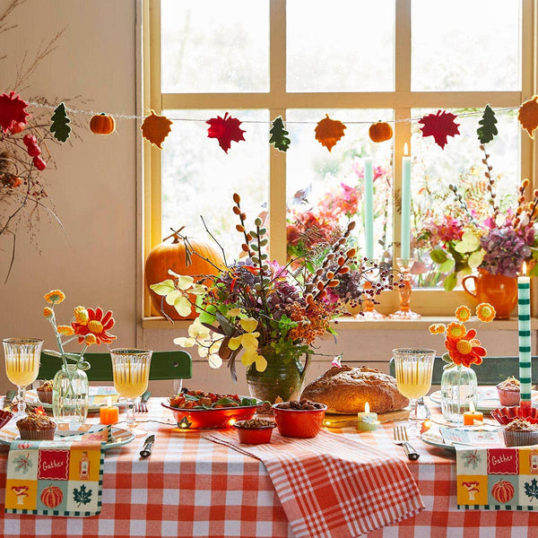 Fall Felt Leaf Garland - DIGS