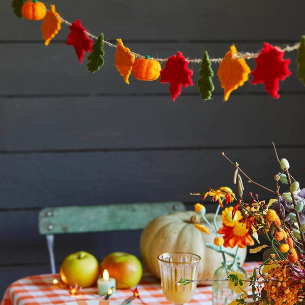 Fall Felt Leaf Garland - DIGS