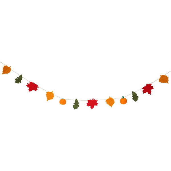 Fall Felt Leaf Garland - DIGS