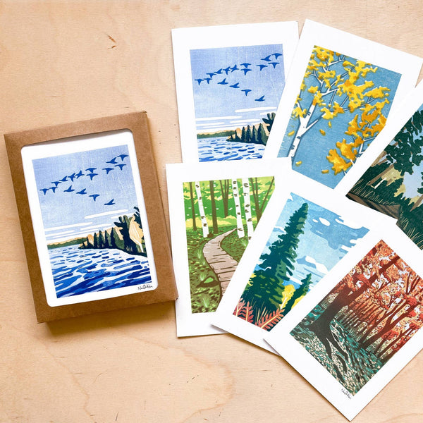 Fall Themed Boxed Cards - DIGS
