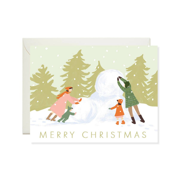 Family Snowman Card - DIGS