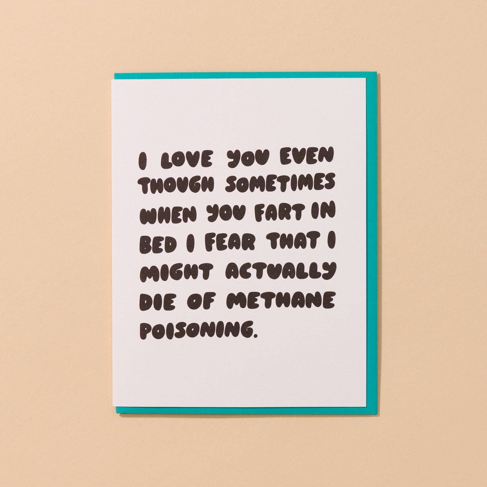 Fart in Bed Love Card - DIGS