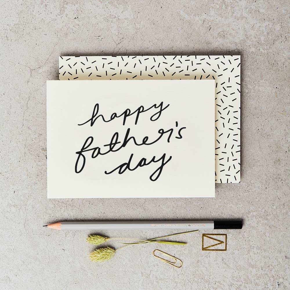 Father's Day Script Card - DIGS