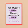 Favorite Couple Wedding Card - DIGS