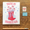 Favorite Gal Card - DIGS