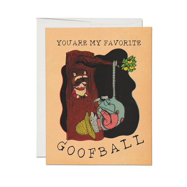 Favorite Goofball Love Card - DIGS