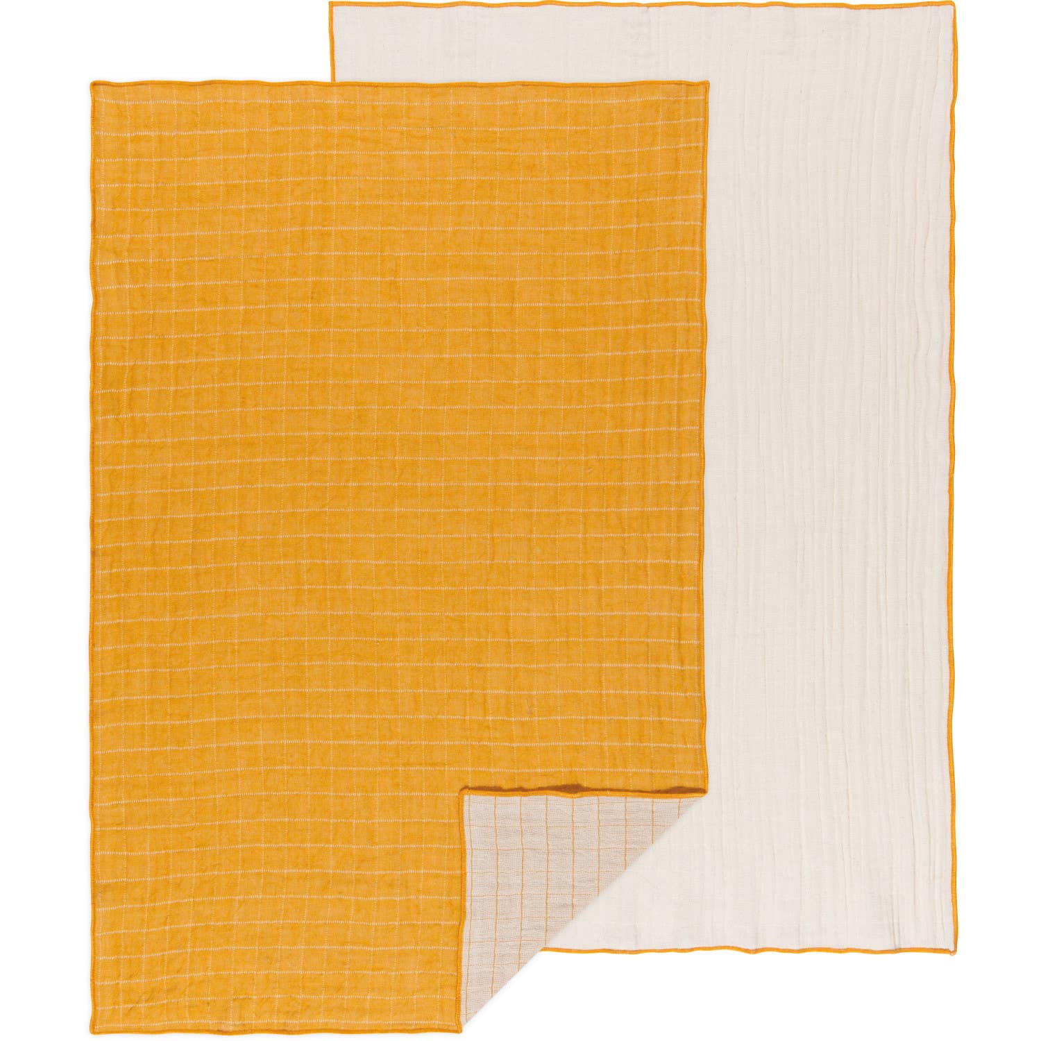 Ochre Double Weave Dishtowels