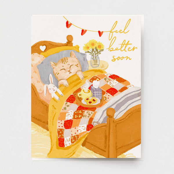 Feel Better Kitten Card - DIGS