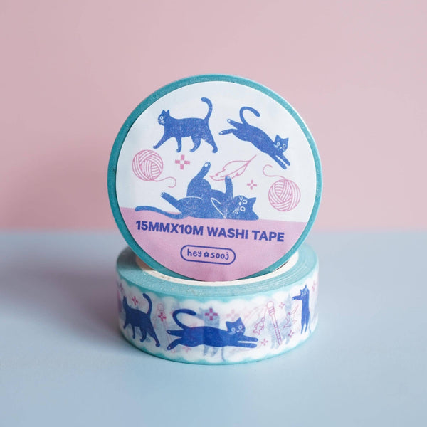 Feline Sticky Washi Tape - DIGS