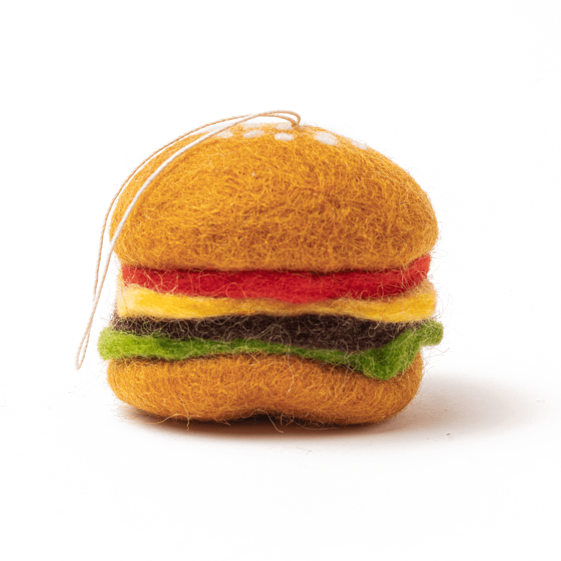 Felt Burger Ornament - DIGS