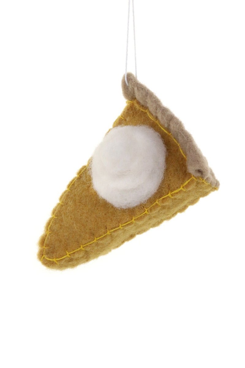 Felt Pumpkin Pie Ornament - DIGS