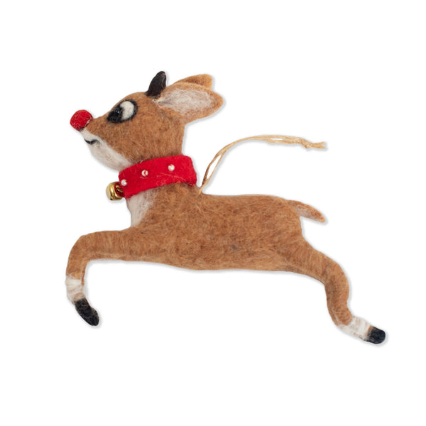 Felt Rudolph Ornament - DIGS
